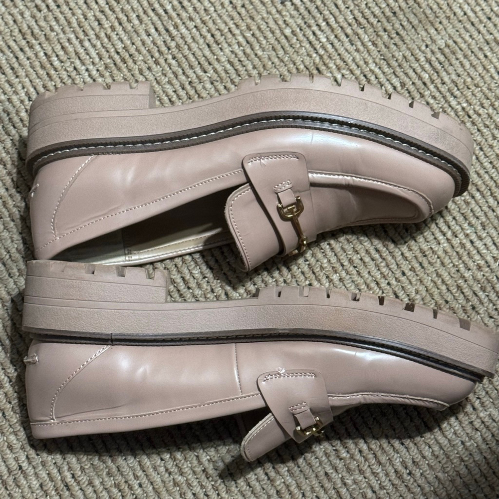 Sam Edelman Laurs Women’s Size 9 Blush Nude Leather Bit Loafer Slip-On - Picture 5 of 9